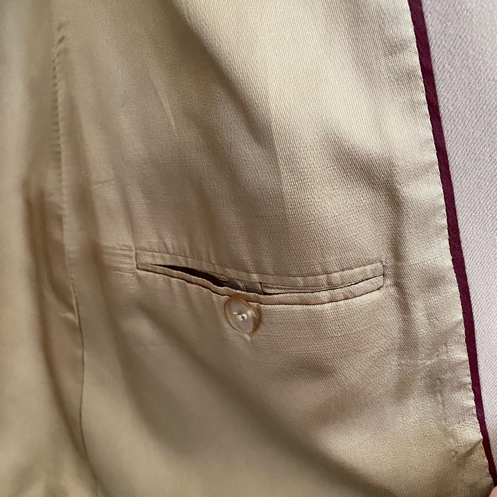 Talbots Beige Single-Button Blazer - image 6